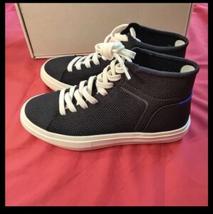 Rothy's Black High-Top Sneakers